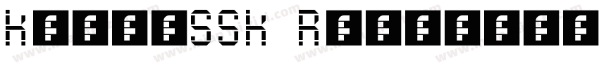 KudosSSK Regular字体转换